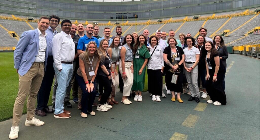 TLMI members got to visit Lambeau Field as part of the tour of Green Bay Packaging.